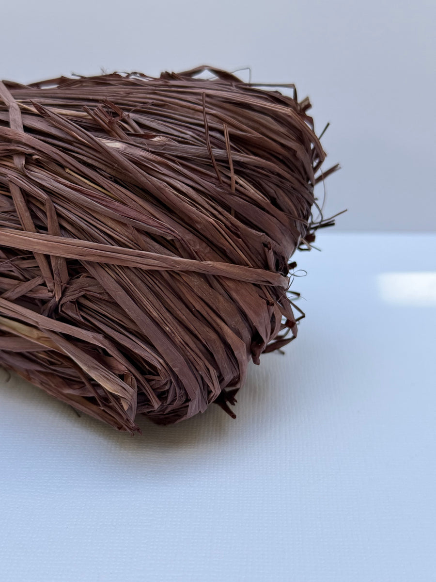 Chocolate Raffia String Ribbon Studio Raffia 80g: Cocoa – String Harvest