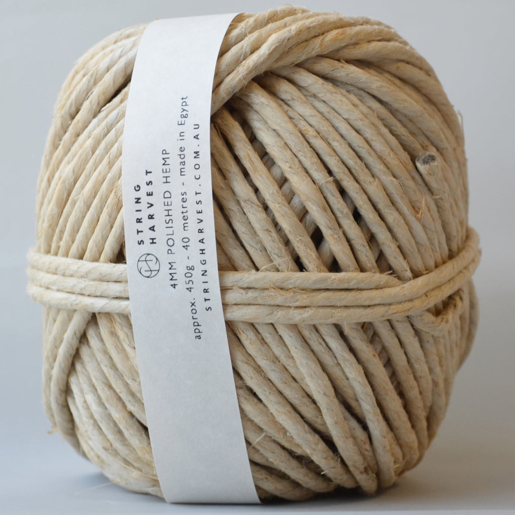 Four String Hemp Natural Polished linen & hemp – String Harvest