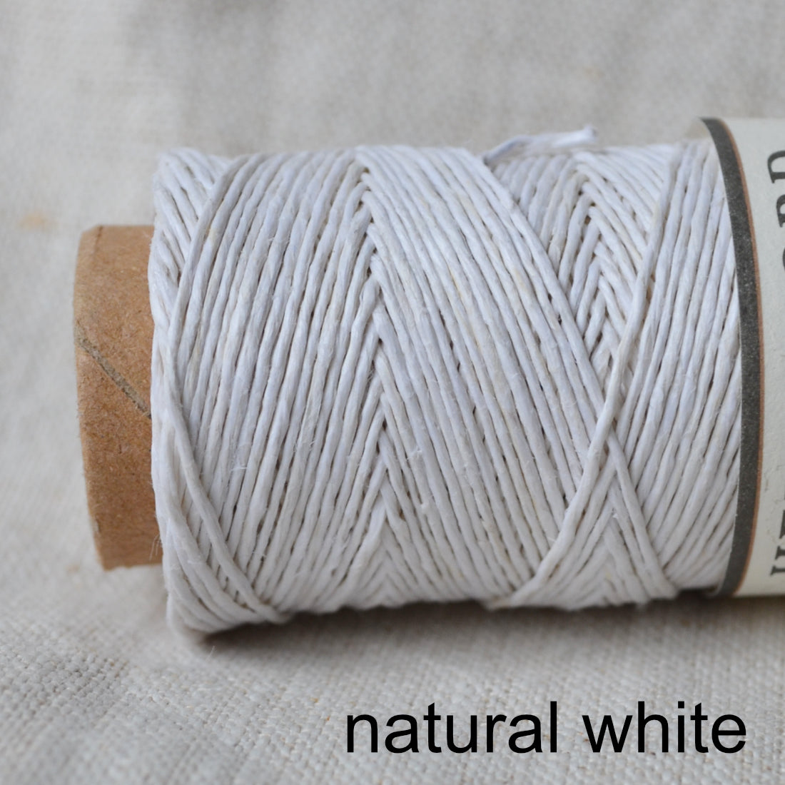 White Hemp Cord 0.5mm 10lb